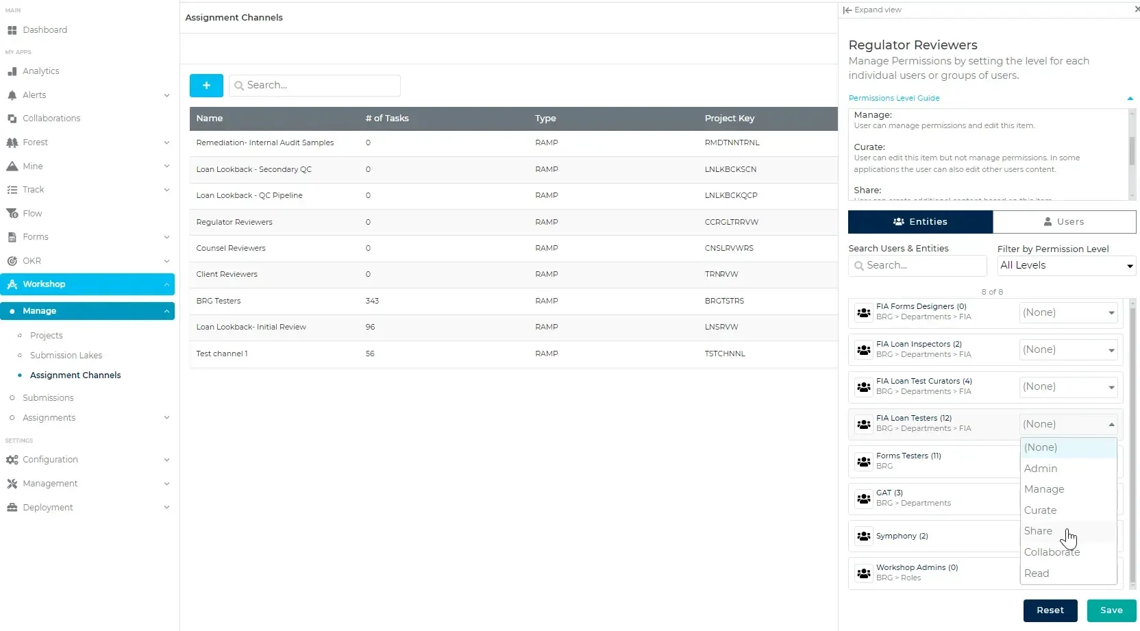 Configurable Role-Based Access Controls